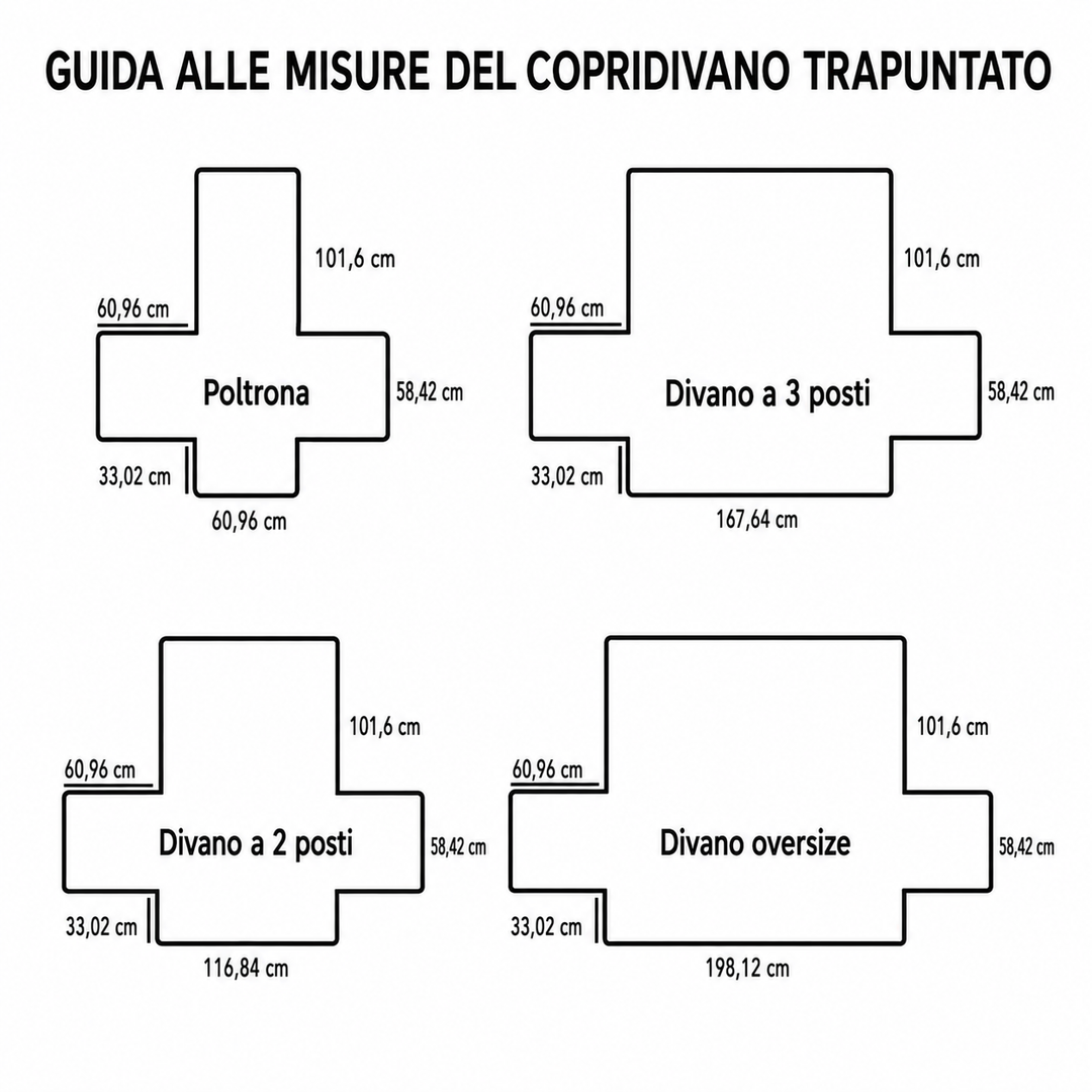 Copridivano trapuntato con fiori blu di campo NCU0NT10796