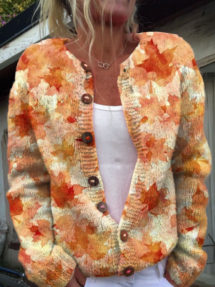 Briarwood | Cardigan vintage con motivo floreale