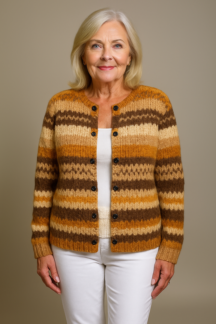 Iida | Cardigan marrone