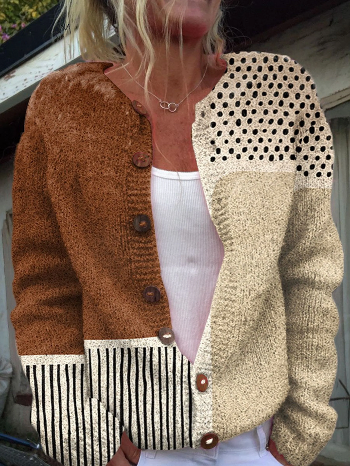 Eloise | Cardigan vintage con motivo floreale