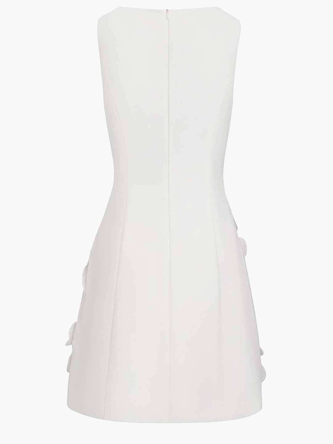 Abito mini elegante senza maniche con cut-out