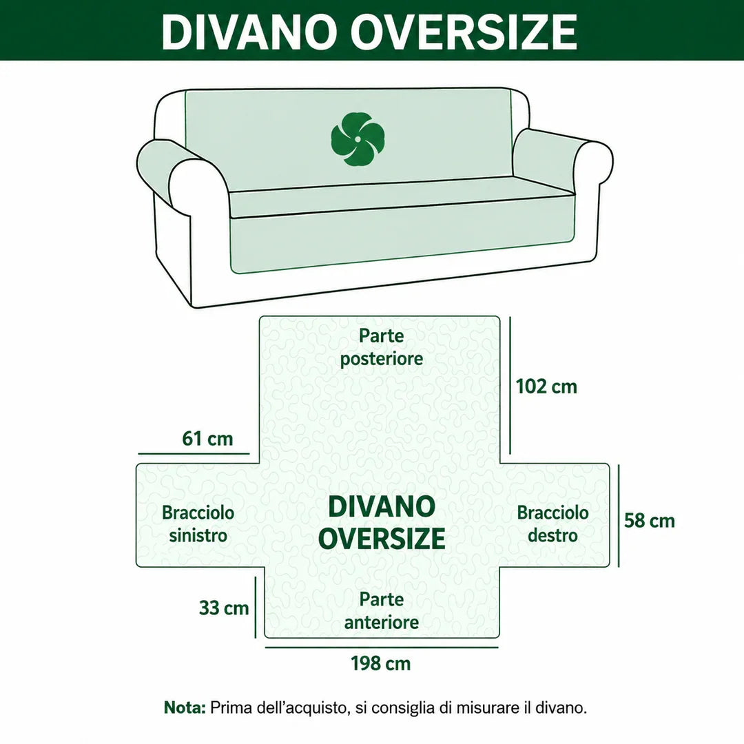 Copridivano trapuntato con zampette cottage NCU0PT10907