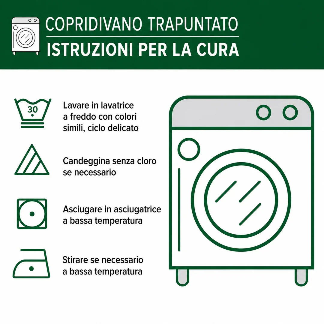 Copridivano trapuntato accogliente NCU0NT11993