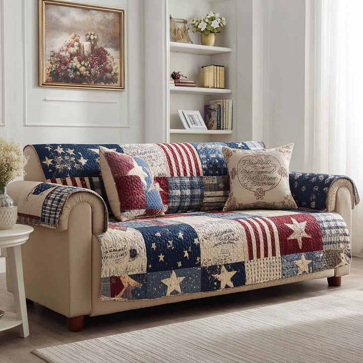 Copridivano trapuntato in stile americano NCU0VT373