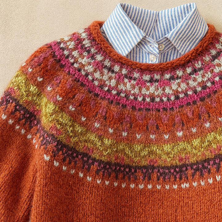 Lempi | Maglia con motivo rosso