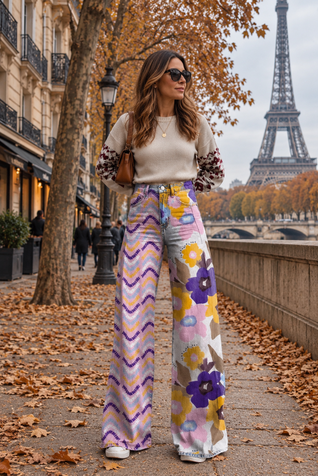 Isadora | Pantaloni Boho a fiori