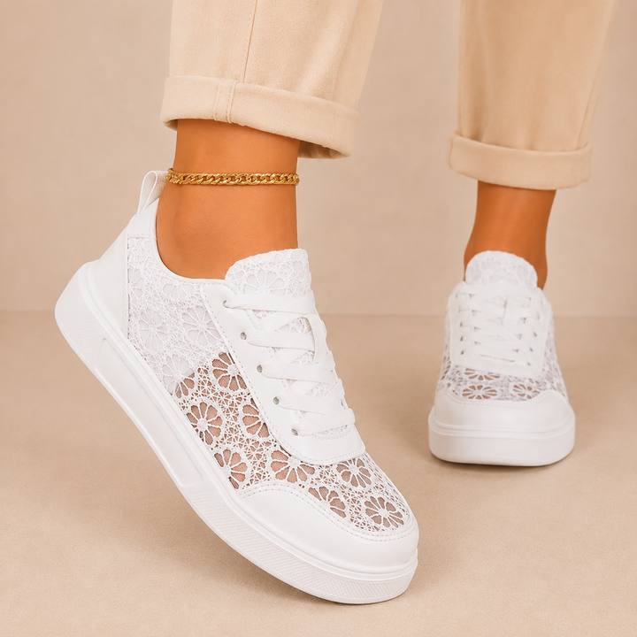 Leonor | Sneakers eleganti in pizzo