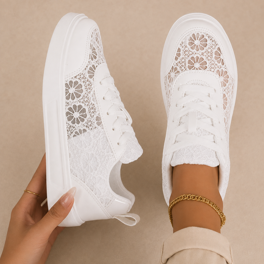Leonor | Sneakers eleganti in pizzo
