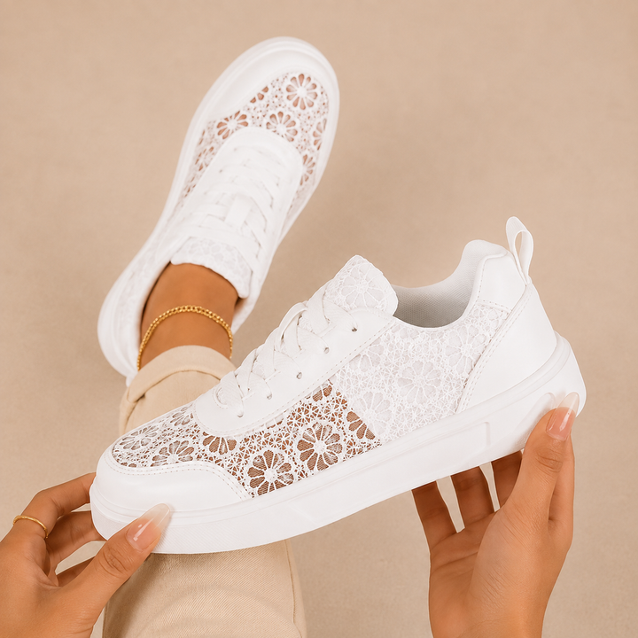 Leonor | Sneakers eleganti in pizzo