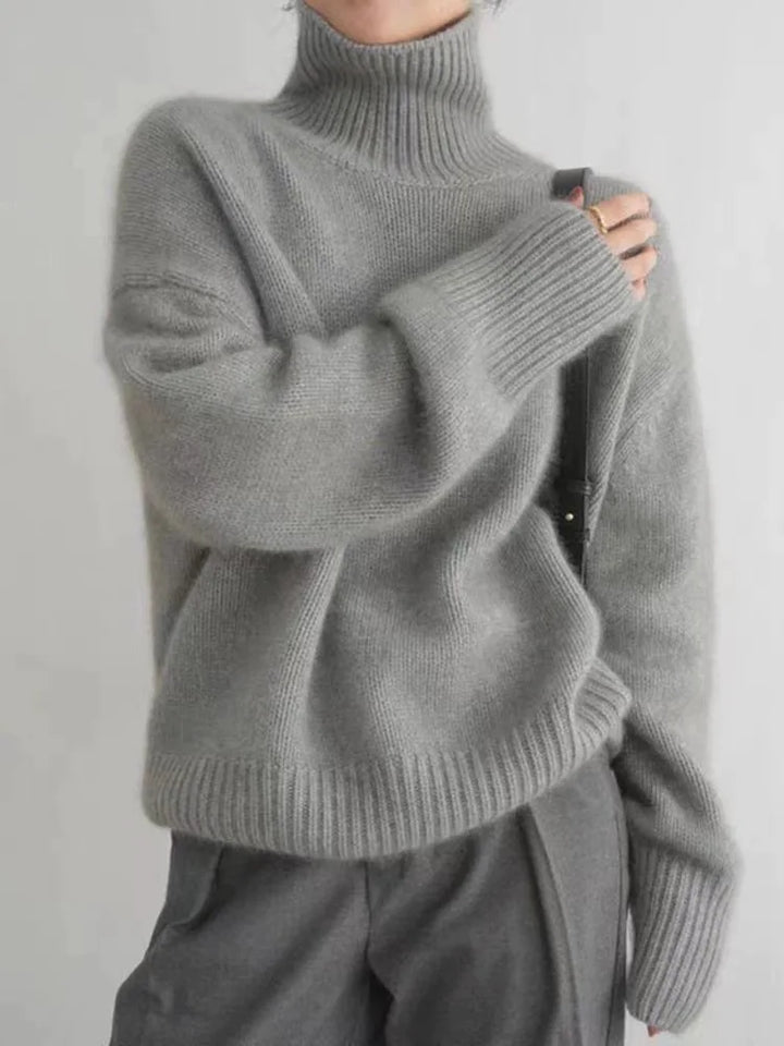 Linnea | Maglia in cashmere a collo alto