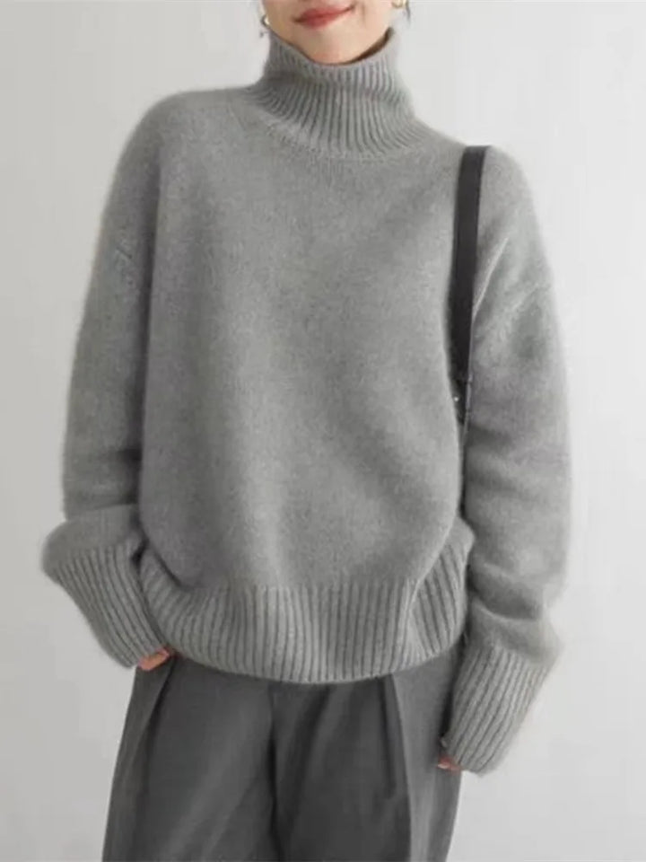 Linnea | Maglia in cashmere a collo alto
