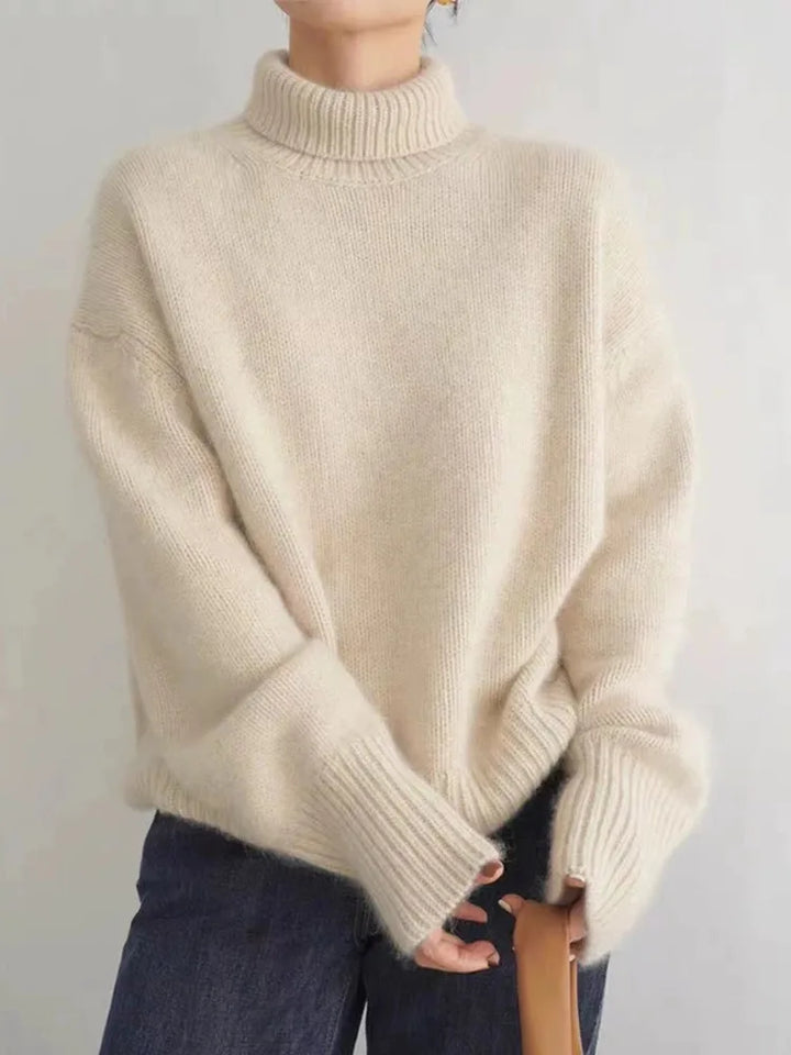 Linnea | Maglia in cashmere a collo alto