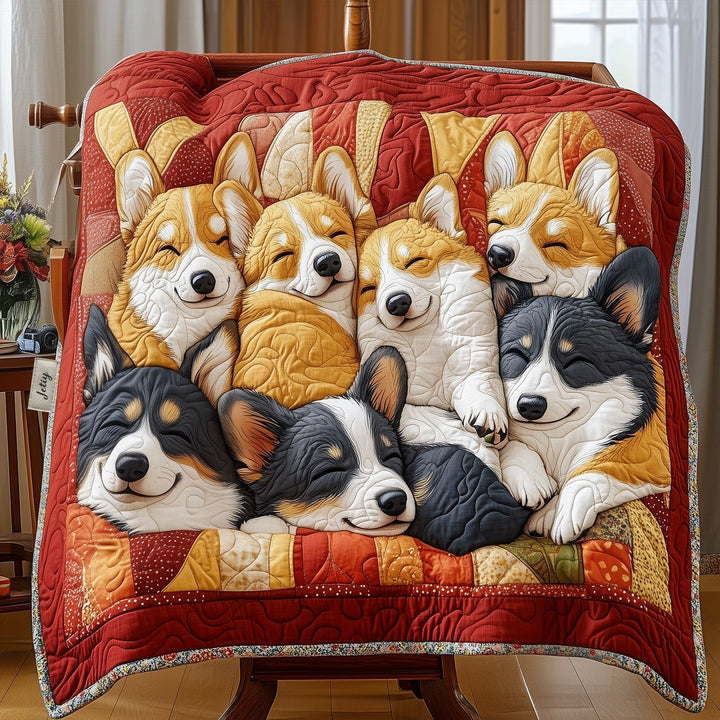 Coperta Trapuntata Corgi Cuddle Squad NCU0PT1468