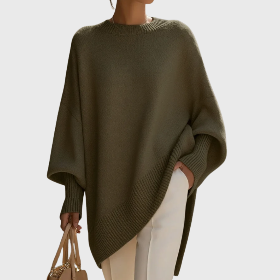 Livia | Poncho in maglia morbida