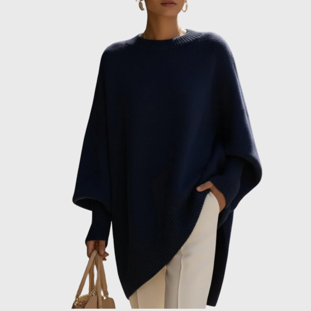 Livia | Poncho in maglia morbida