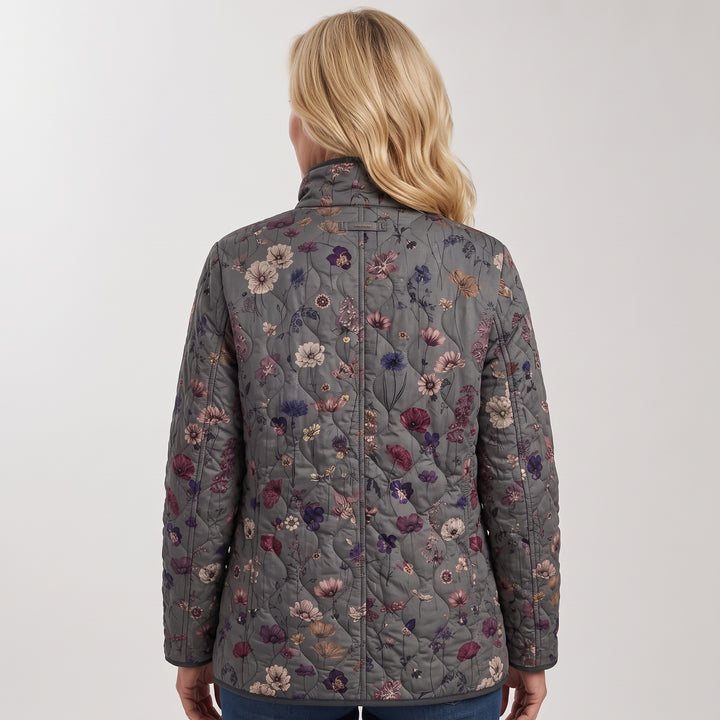 Evelyn | Giacca trapuntata a fiori vintage