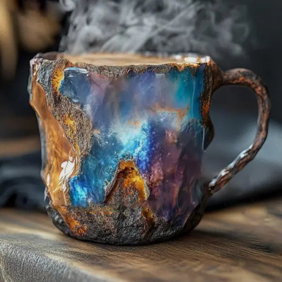 Tazza in cristallo minerale