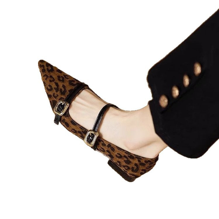 DORA | Ballerine Punta Leopardo Juliette da Donna
