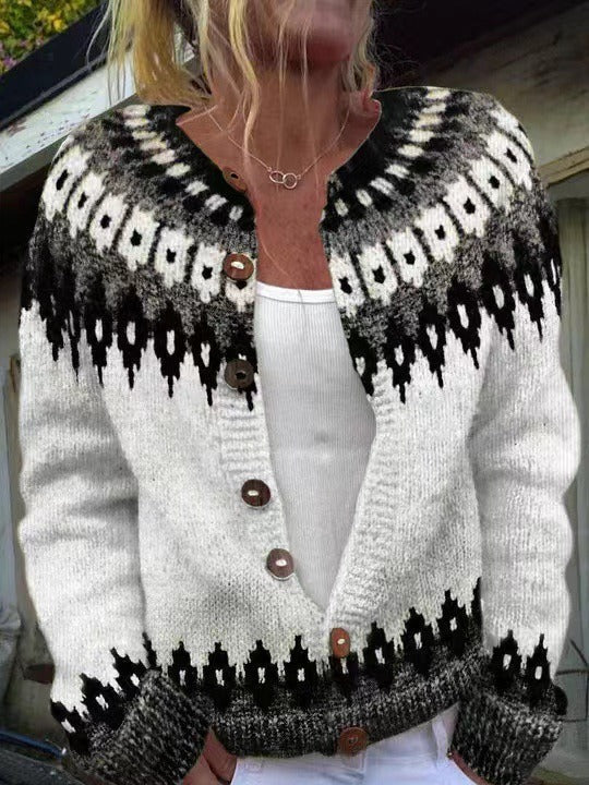 Eevi | Cardigan bianco e nero