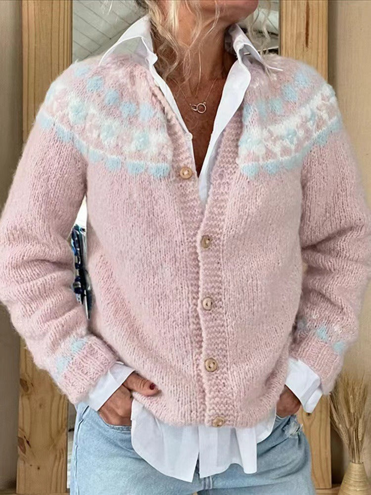 Sanni | Cardigan rosa
