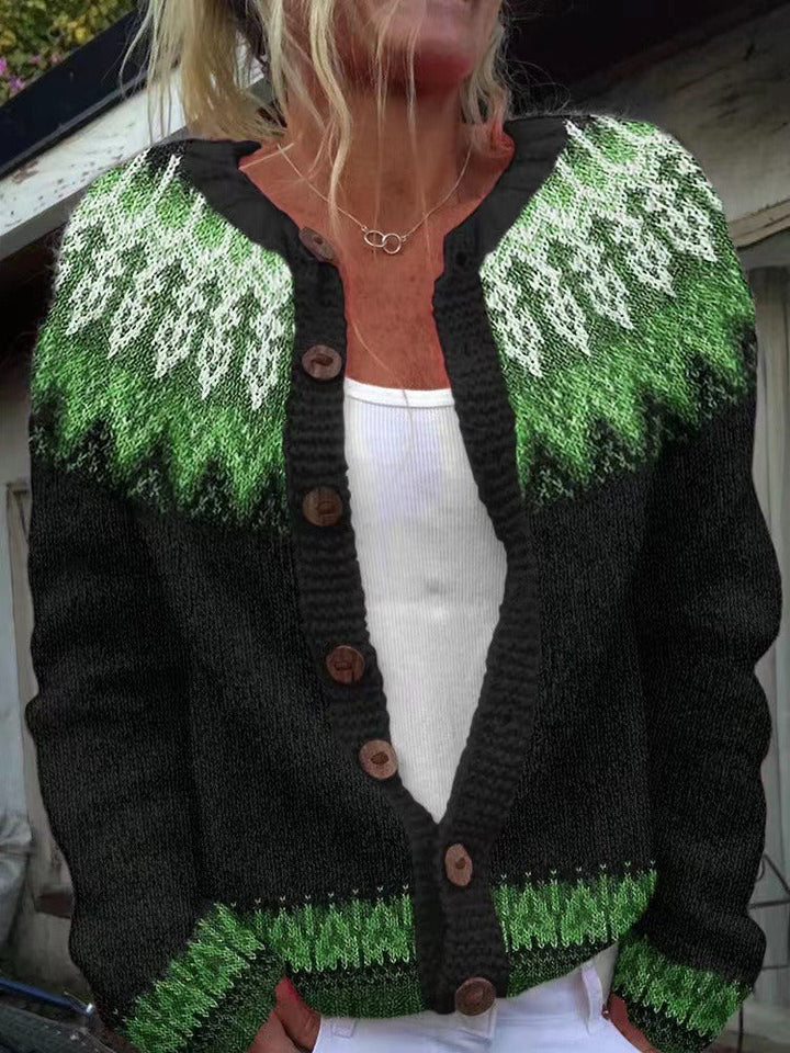 Riikka | Cardigan verde