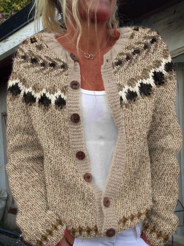 Tuulia | Cardigan color crema