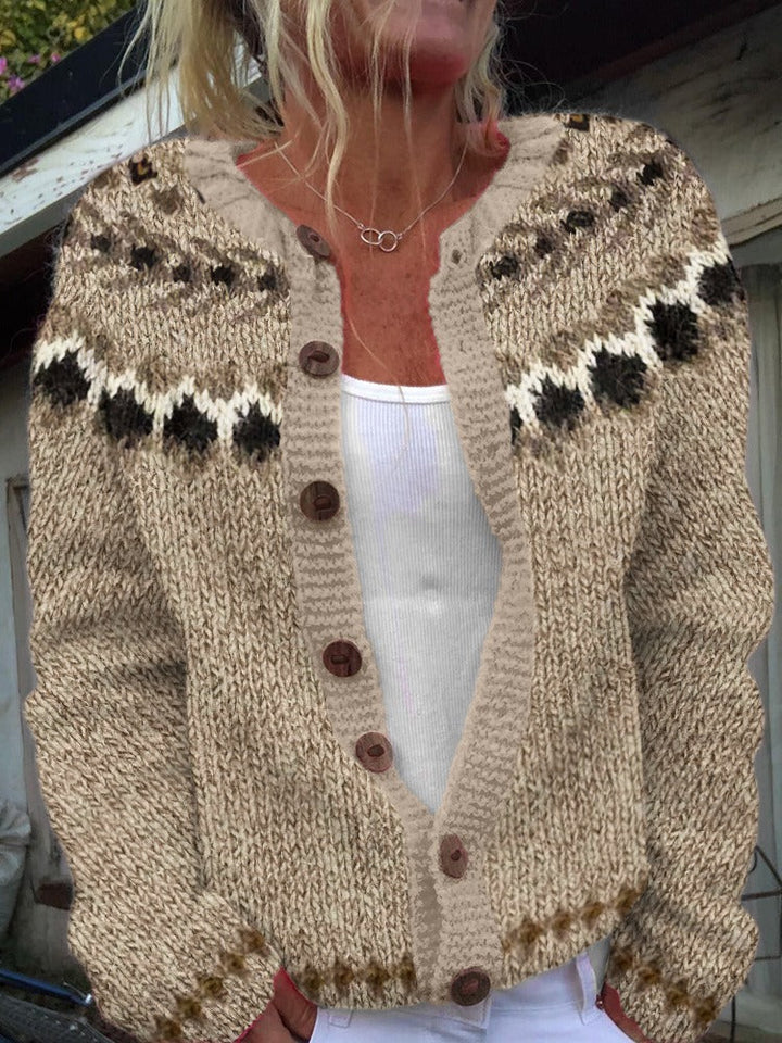 Tuulia | Cardigan color crema