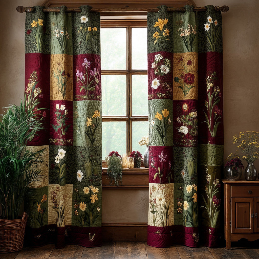 Tende Trapuntate Sogni di Fiori Selvatici NCU0PT11231