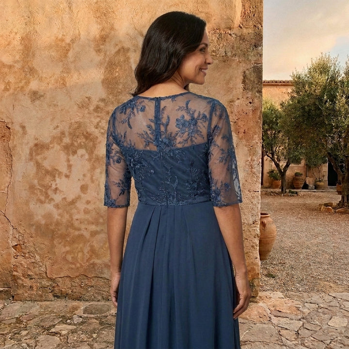 LOLA CASTELL | ABITO ELEGANTE IN GEORGETTE
