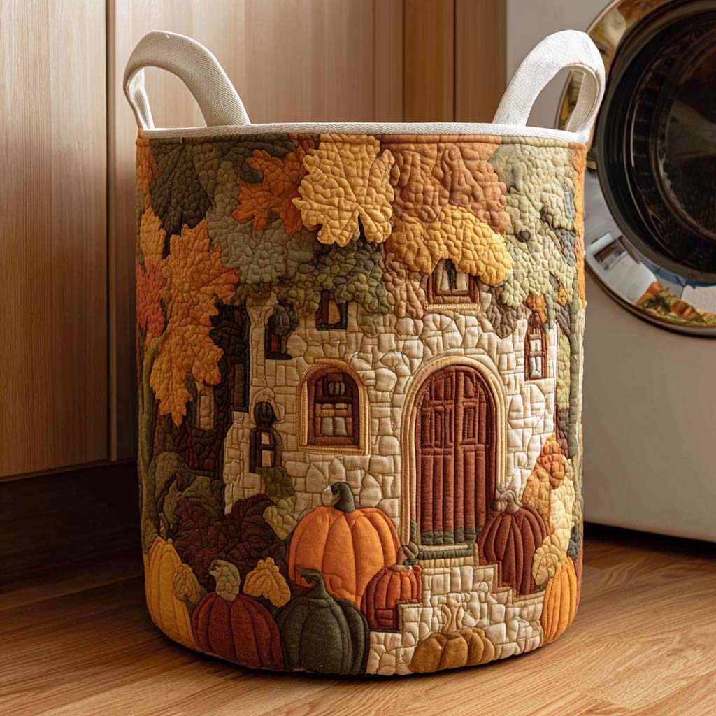 Cesto Portabiancheria – Foglie d'Autunno