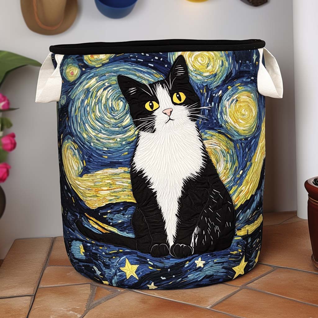 Cesto Portabiancheria – Gatto Elegante