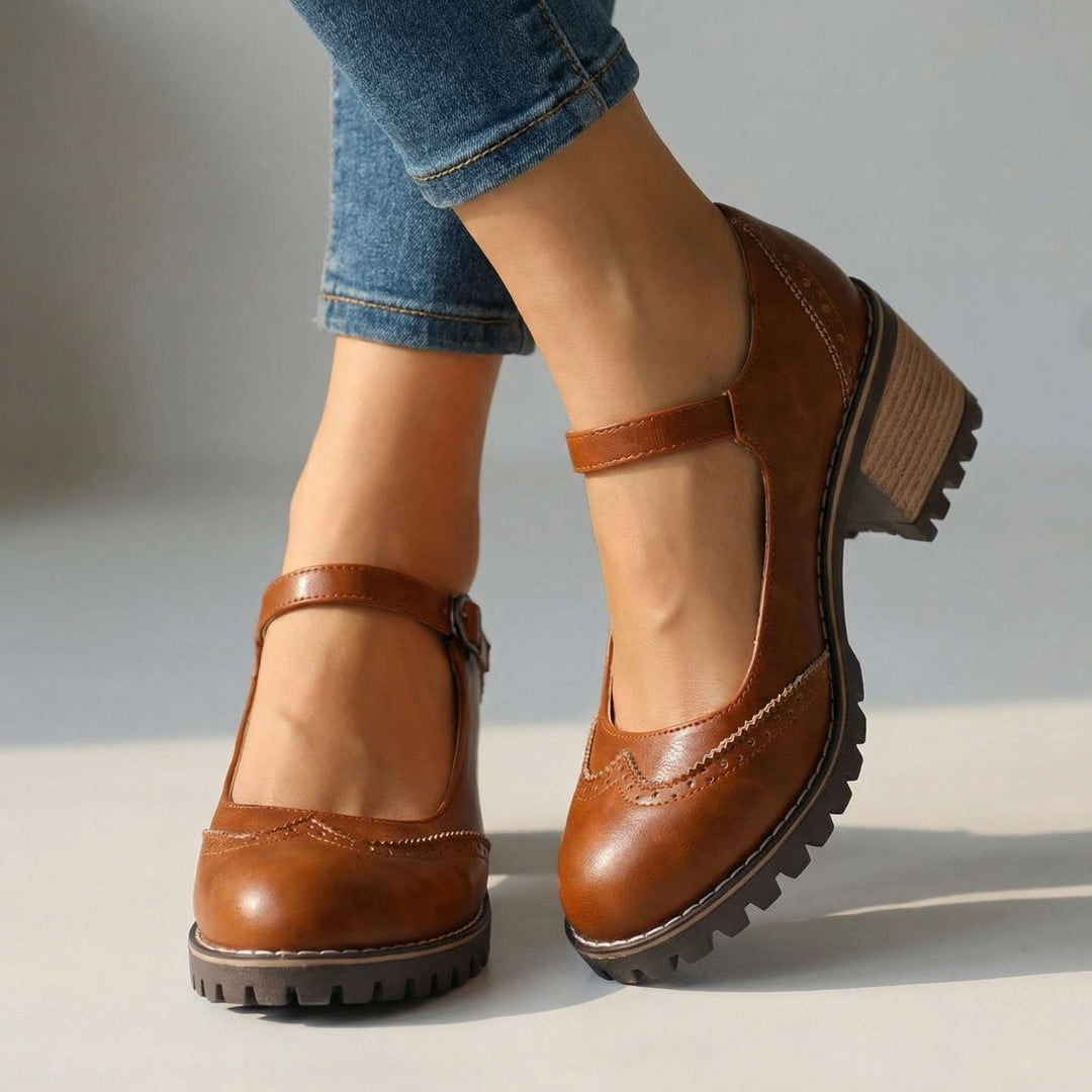DORA | Scarpe con Tacco a Blocco Isabelle da Donna