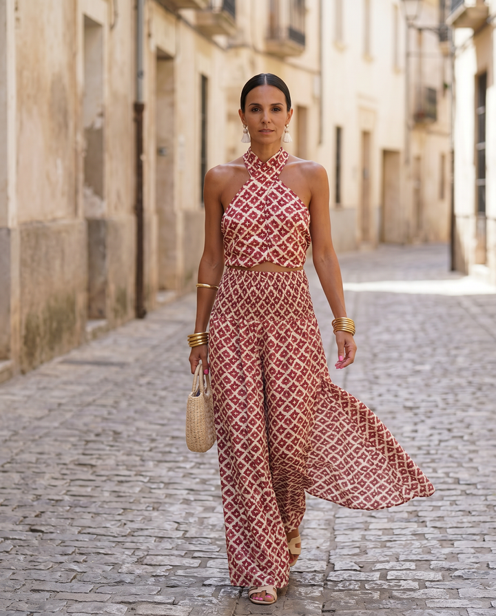 Justa™ | Completo due pezzi con scollo all'americana