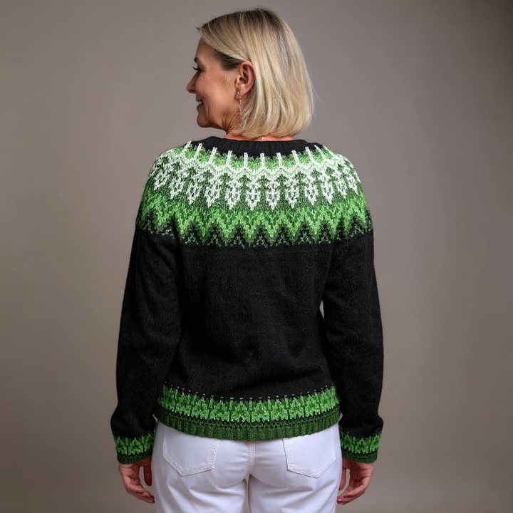 Riikka | Cardigan verde