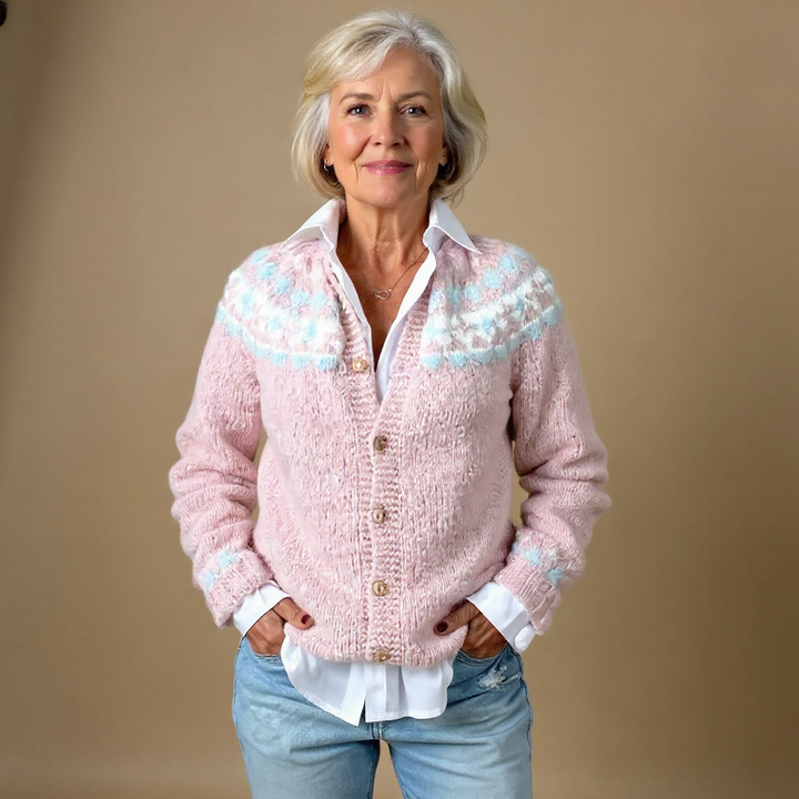Sanni | Cardigan rosa