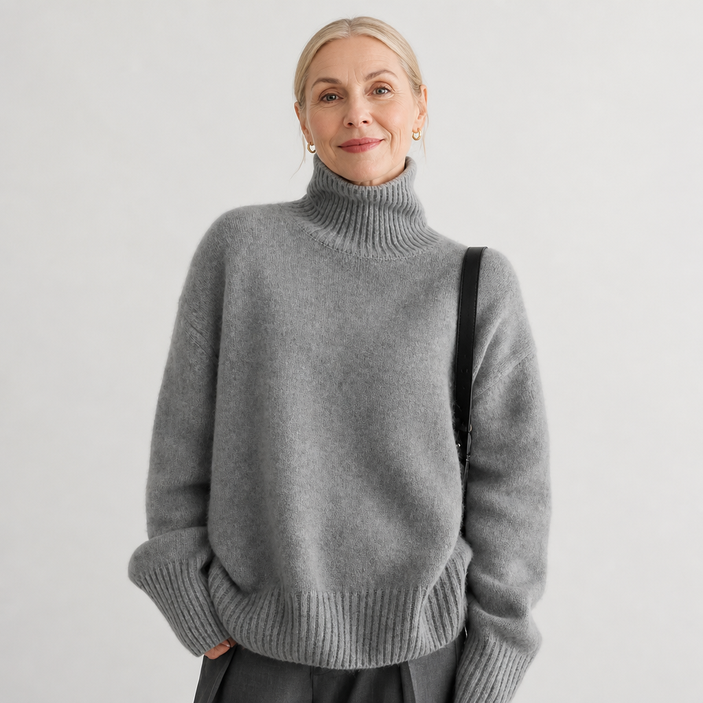 Linnea | Maglia in cashmere a collo alto