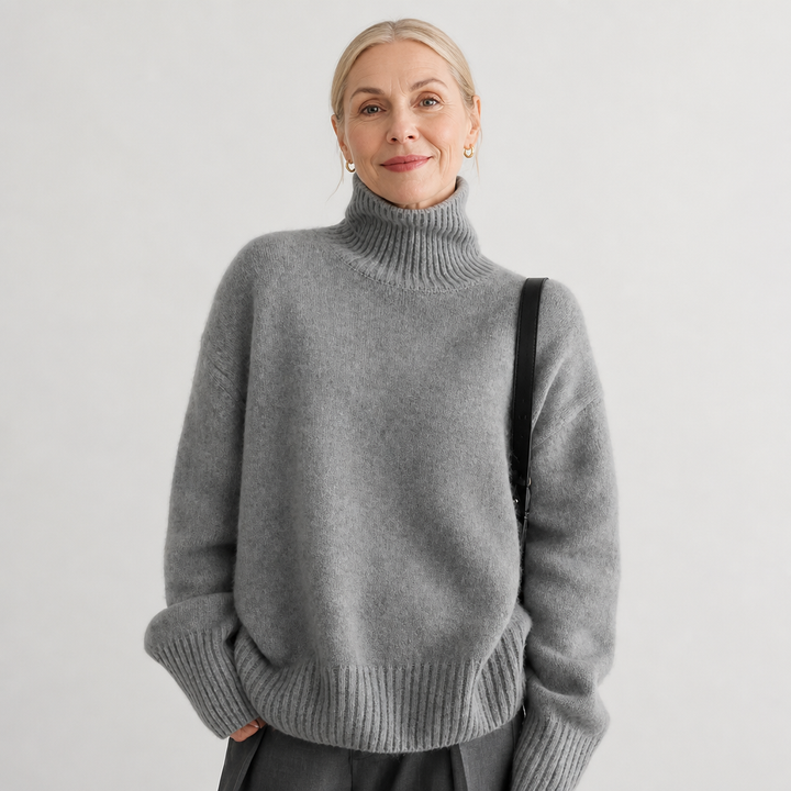Linnea | Maglia in cashmere a collo alto