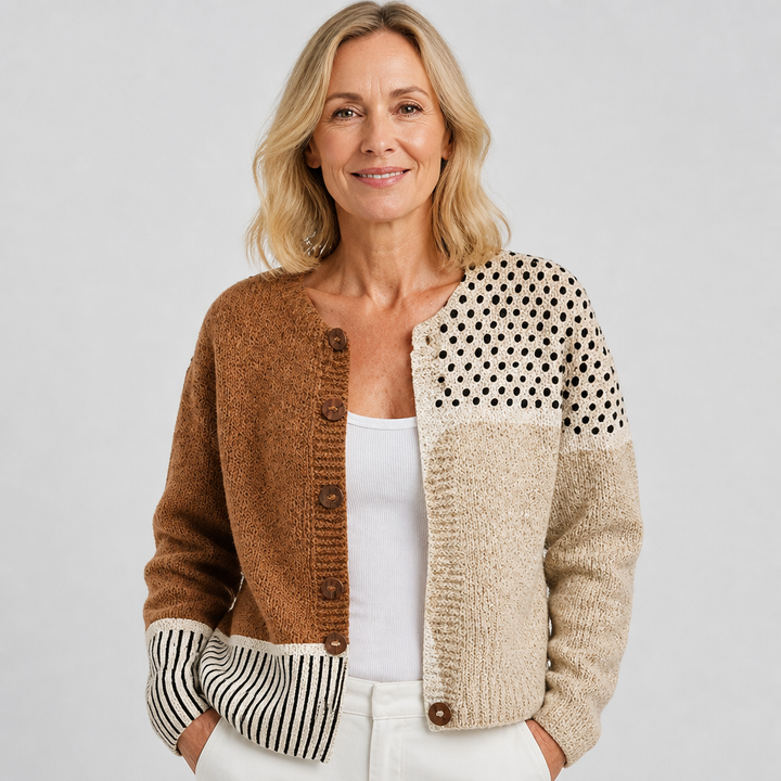 Eloise | Cardigan vintage con motivo floreale