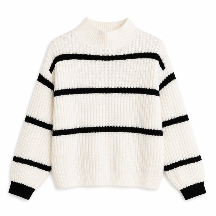 Devina | Maglia a collo alto a righe