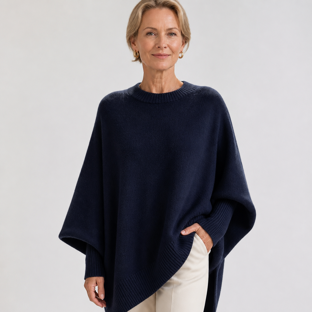 Livia | Poncho in maglia morbida
