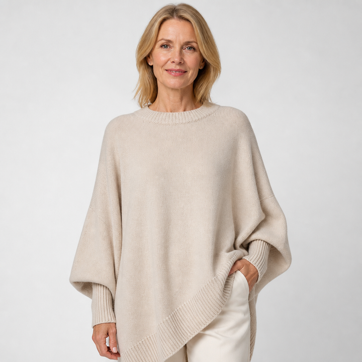 Livia | Poncho in maglia morbida