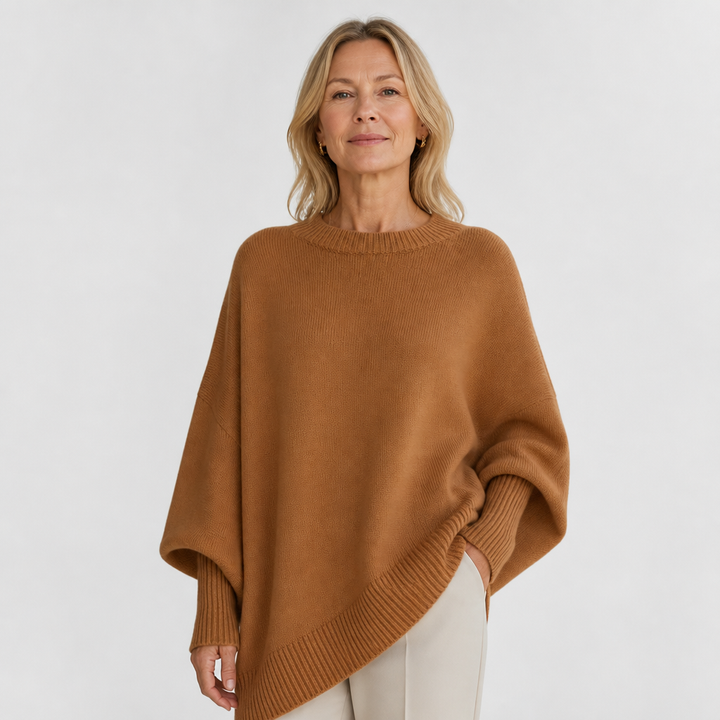 Livia | Poncho in maglia morbida