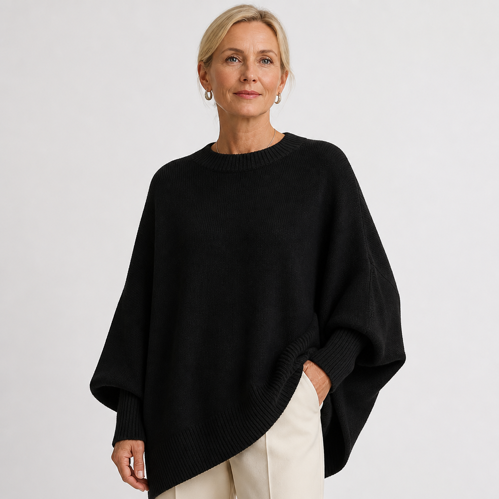 Livia | Poncho in maglia morbida