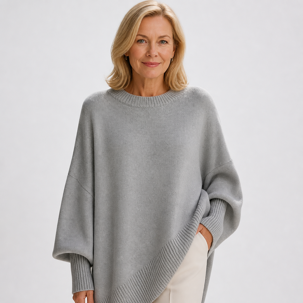 Livia | Poncho in maglia morbida