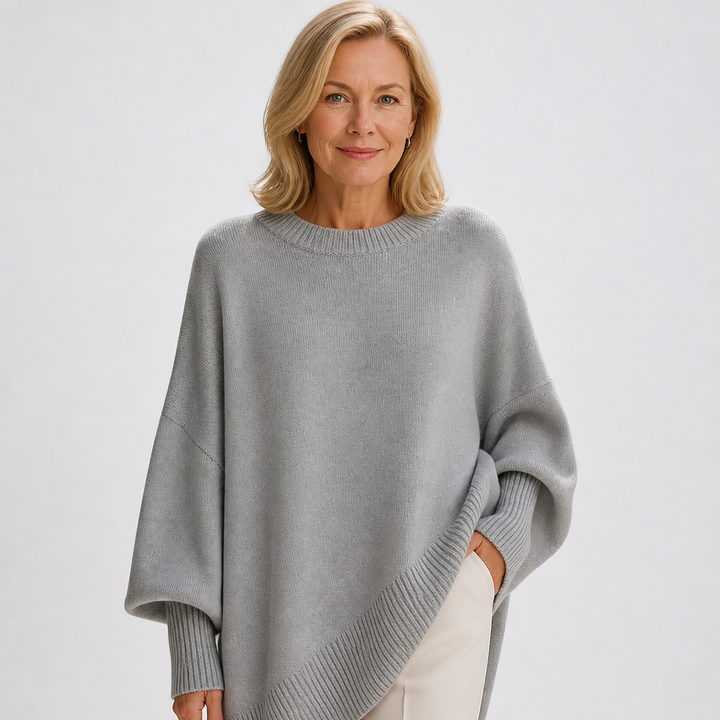 Livia | Poncho in maglia morbida