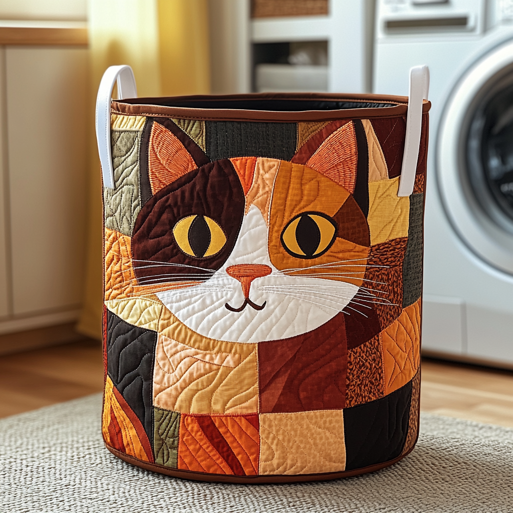 Cesto portabiancheria – Patchy Cat