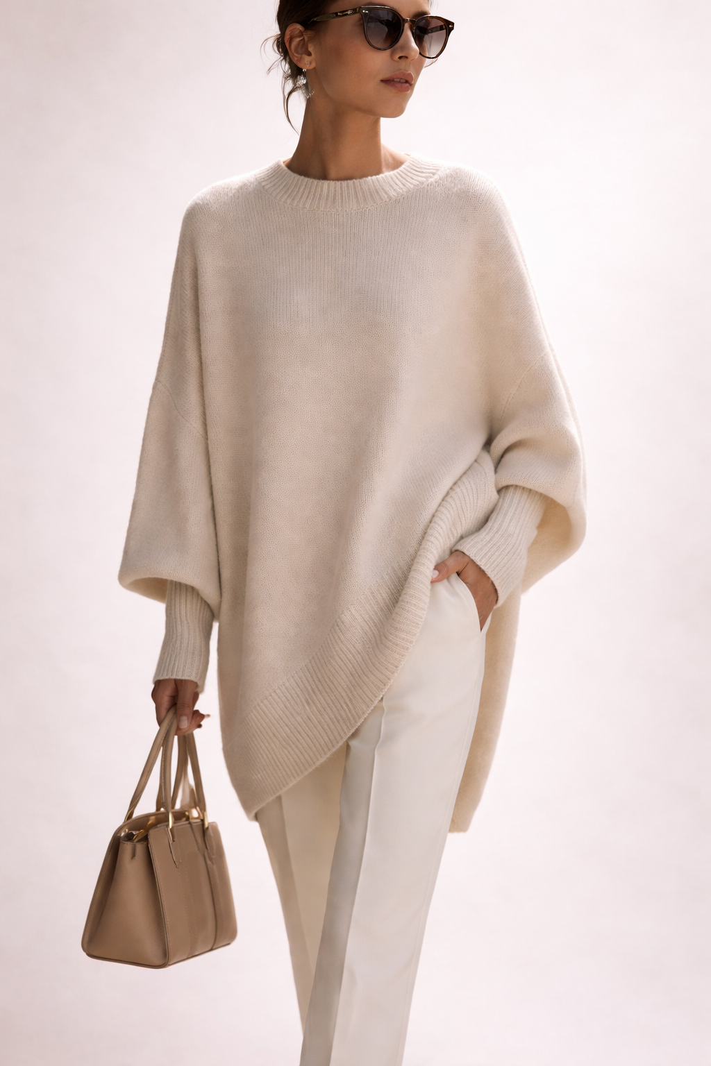 Livia | Poncho in maglia morbida