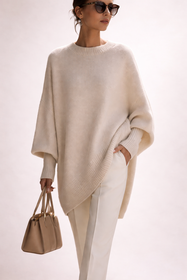 Livia | Poncho in maglia morbida