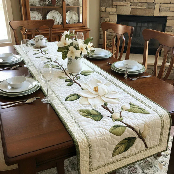 Runner da Tavola Trapuntato – Magnolia Rustica