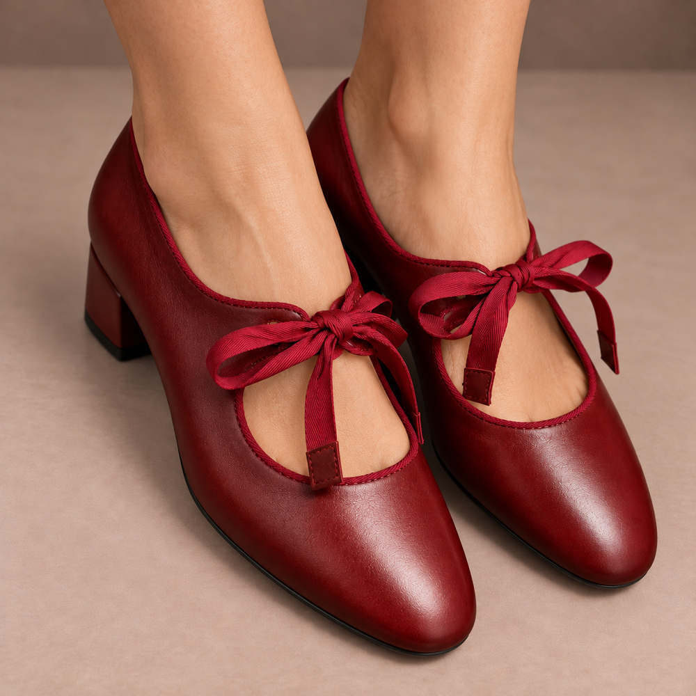 DORA | Ballerine con Nastro Annodato da Donna Sophie